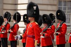 The Queens guard in London. Tours to Ghana and Israel.